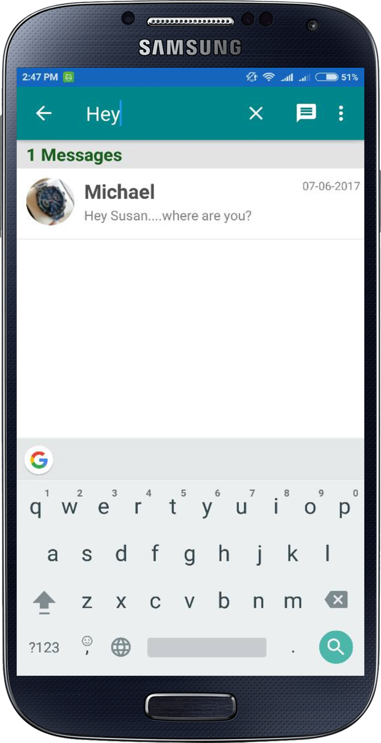 Search Message